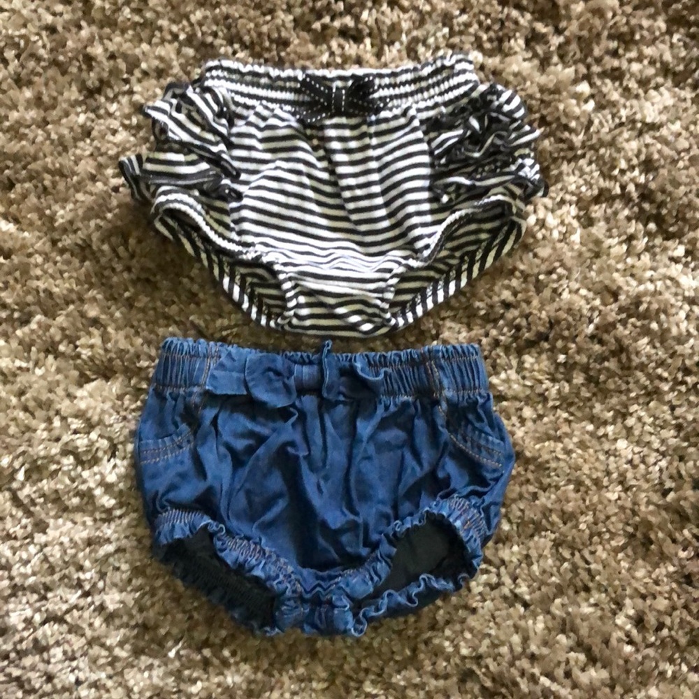 Cat & jack baby girl shorts bloomers lot of 2